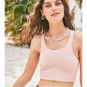 Ballerina pink sports bra